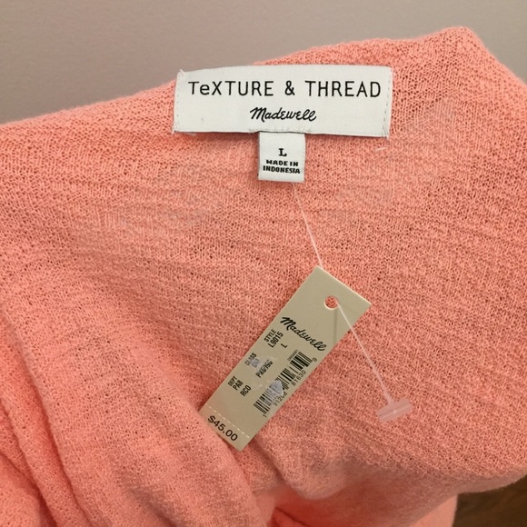 NWT Madewell Ruffle Sleeve Tank Top Large XL - Picture 7 of 7